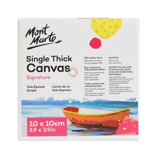 MONT MARTE SIGNATURE CANVAS Pine Frame Single 10x10cm